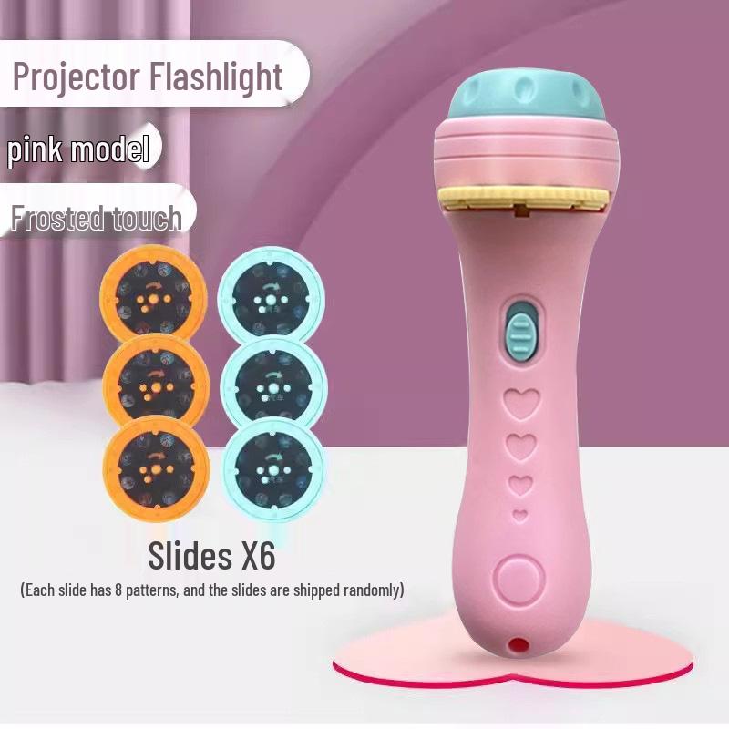 Children's Story Projector: Educational Luminous Toy with Cognitive Pattern Slides for Bedtime.