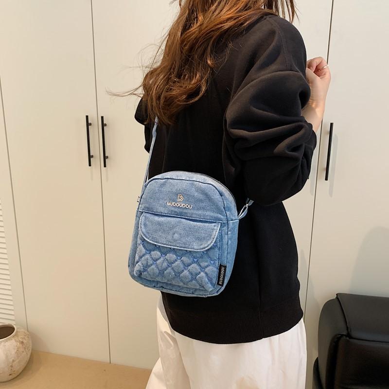 Denim Bag Women's Shoulder Bag Student Commuter Crossbody Bag