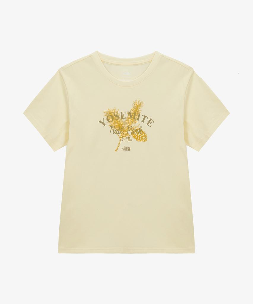 Noseupeiseu Nt7Us33C Women'S Dayfine Short Sleeve Tee Light Yellow