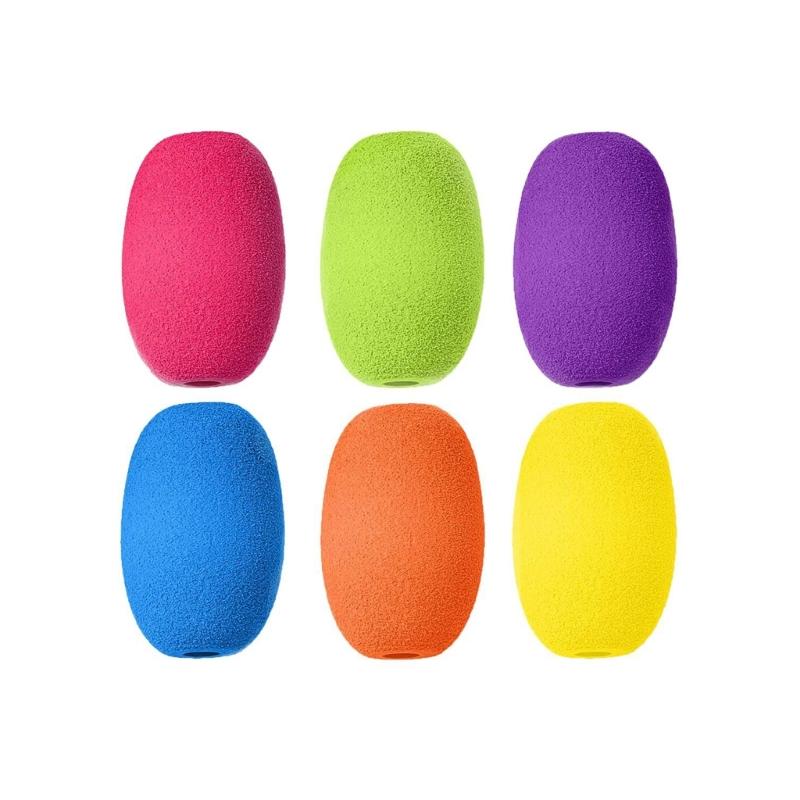 

6Pcs Pencil Holder Grips For Pens Pencils Ergonomic Writing Aid Foam Pen Grip For Children Preschooler Toddler 1