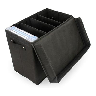 Comic Book Storage Box Comic Book Organizer Box With 3 Partition Large Capacity Document Container With Handle For Offices
