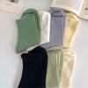 Women's Antibacterial Cotton Slouch Socks: Odor-Resistant, High Elasticity, Seamless, Loose Cuff, Anti-Pilling, Versatile for Postpartum Wear