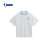 QIAODAN Girls' Polo Collar Short Sleeve T-Shirt