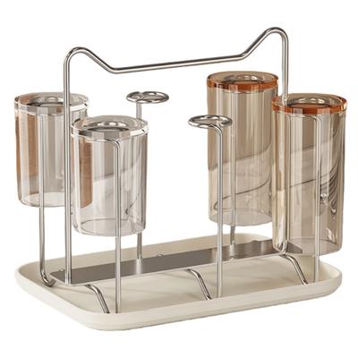 Schreibtisch-Organizer, Kaffeetassenhalter, Küchenorganisation, kompakte Struktur, gebogene Stützstange, effektives Entwässerungssystem
