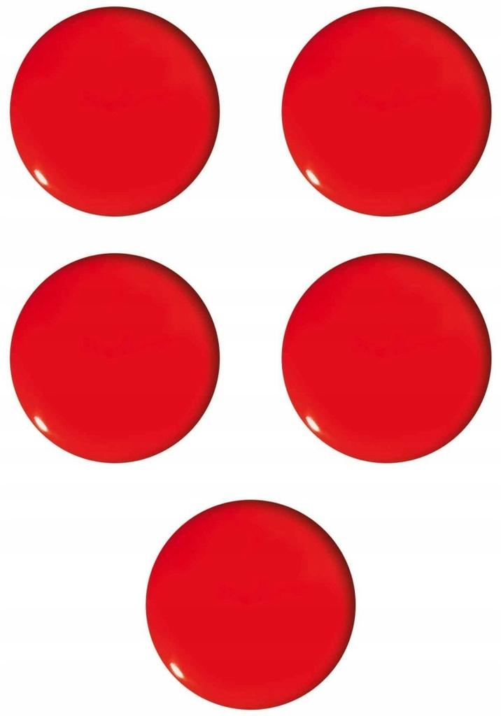 MAGNESY DO TABLIC 30MM/5 CZERWONE 5361