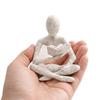 Mini Reader Sculpture Ornament Minimalist 3D Printed Thinker Statue Reader-Shaped Statue  Bedroom
