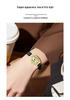 OFNS Women's Artistic Retro Barrel-Shaped Quartz Watch with Roman Numerals