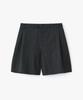 Le Mad One-Pleat Elastic Half Pants - Deep Navy