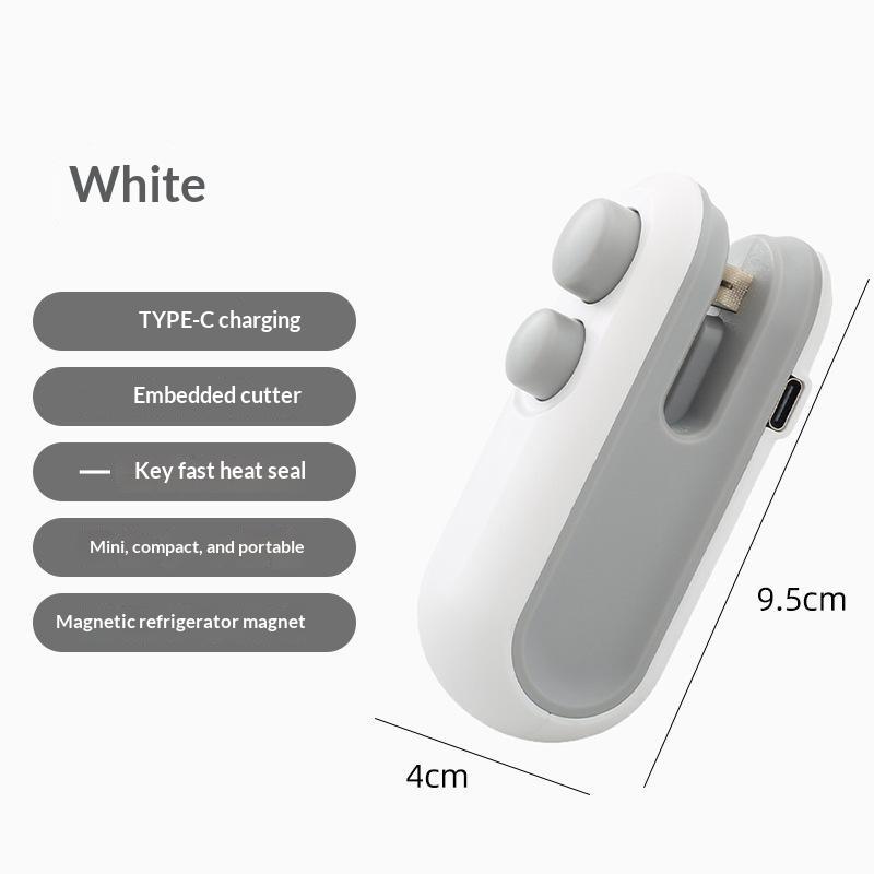 Portable Mini Bag Sealer 2 In 1 Seal & Cut Device for Refrigerated  Food Snack Storage