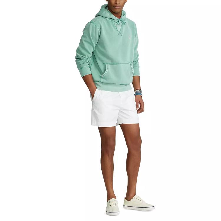 Polo Ralph Lauren Logo Embroidered Hoodie Men Hoodies Green 710793020-009