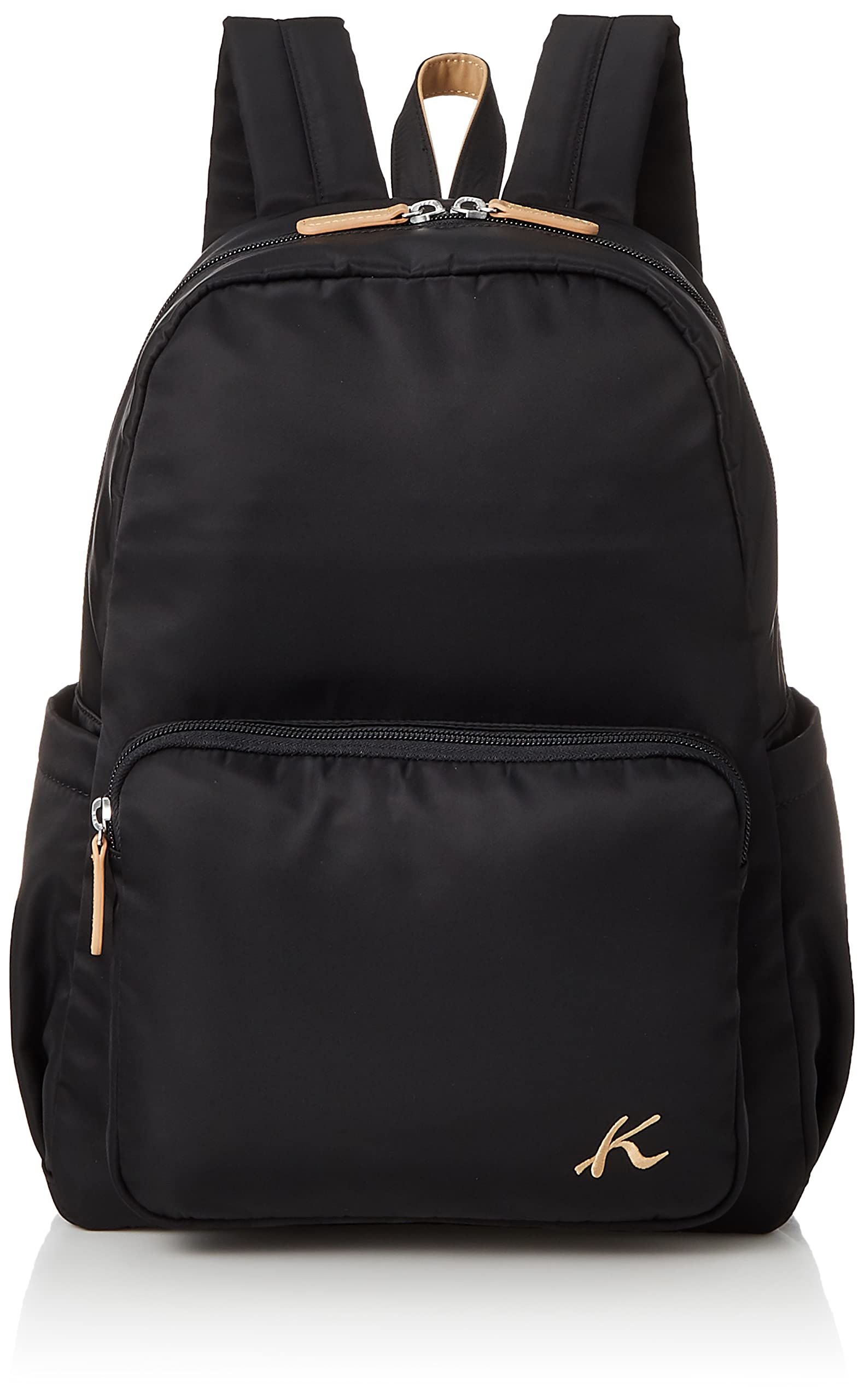 

Backpack au lait 15671 The part that touches the body is made of mesh cushion fabric [Kitamura] R-0711 Women s Black/Cafe [Black]