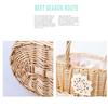 Wedding Basket Decorative Load Bearing Easy To Use Useful Flower Plant Storage Small for Hiking