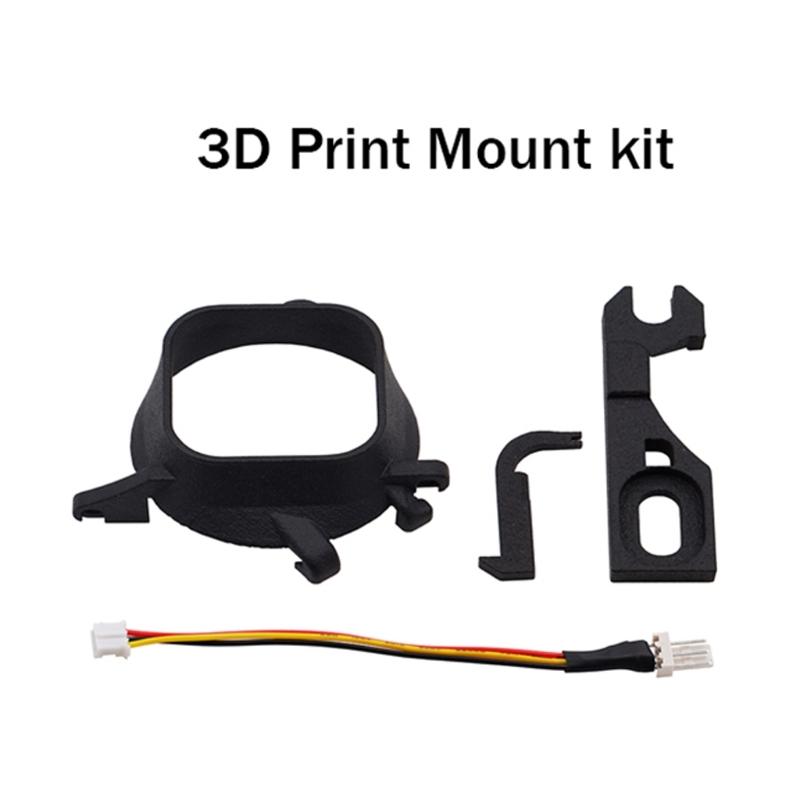 DC Cooling Fan 3d Printing Kit Bitfunx Black Fan Mount Kit+NF-A4x10 5V Fan for Dreamcast DC