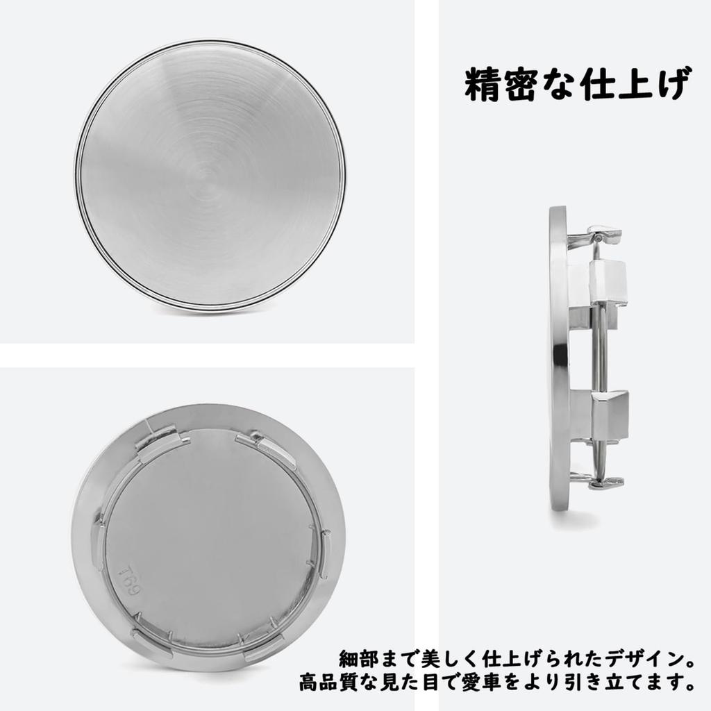 KUNIO 4pcs Wheel Center Cap Outer Diameter 69mm A3 A4 Q5 Q7 A5 A6