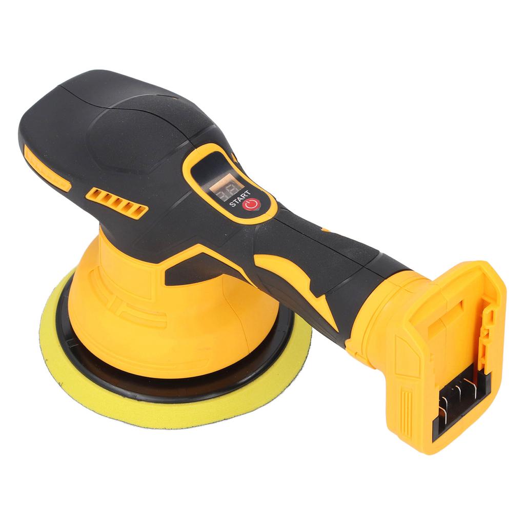 6 Inch Cordless Buffer Polisher 6 Variable Speeds Brushless Car Waxing and Polishing Machine Kit