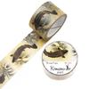 Kimonobi Zen Sui Toryumon Washi Tape 25mm Gold Foil Gradient Japanese Masking Tape for Journaling Crafting GR-3066