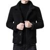 New Fur One Double-sided Wear Sheep Shearling Thickened Warm Korean Pellet Fleece Men's Jackets