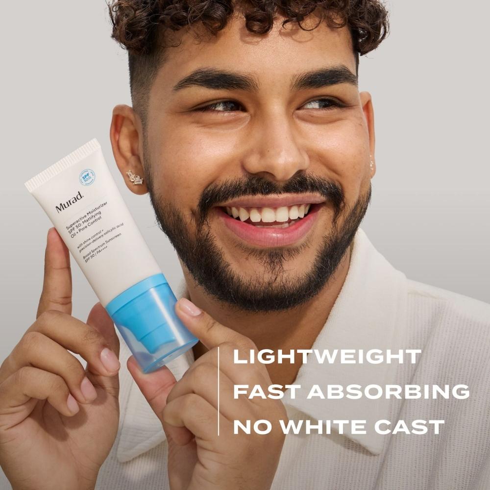 Murad Superactive Mattifying Oil + Porenkontrolle Feuchtigkeitscreme LSF 50 Salicylsäure 50 ml