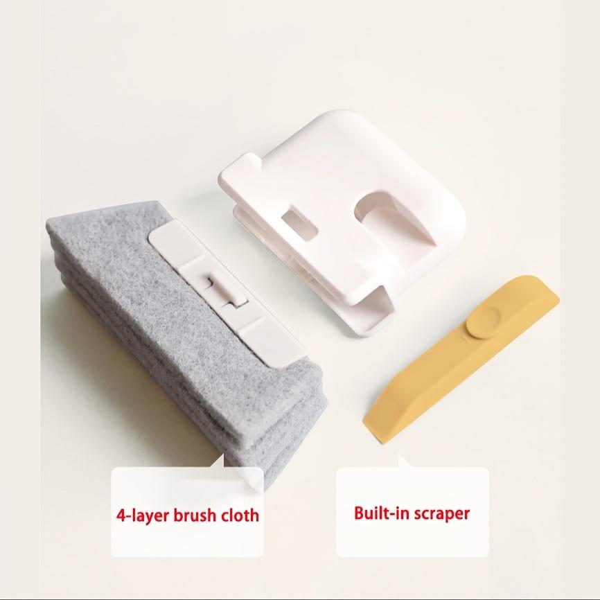 3pcs Universal Window And Door Track Deep Cleaning Brush Set Reusable Easily Clean Small Gaps And Frames For A Spotless Home Bathroom Bedroom