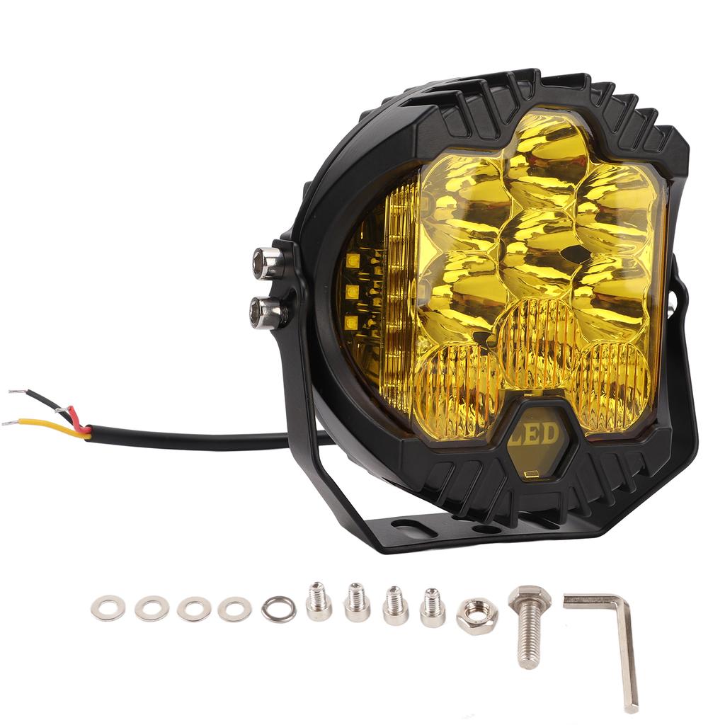 5in LED Offroad Light IP67 Waterproof 90W 5000LM Universal Spotlight for SUV ATV UTV Boat Car LED Fog Light Car LED Work Light