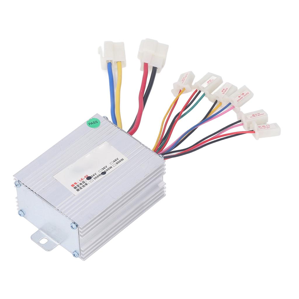 Κιτ Ελεγκτή 24V 500W με Χειρόγκαζο Γκαζιού, Απαγωγή Θερμότητας για Ηλεκτρικά Ποδήλατα και Τρίκυκλα