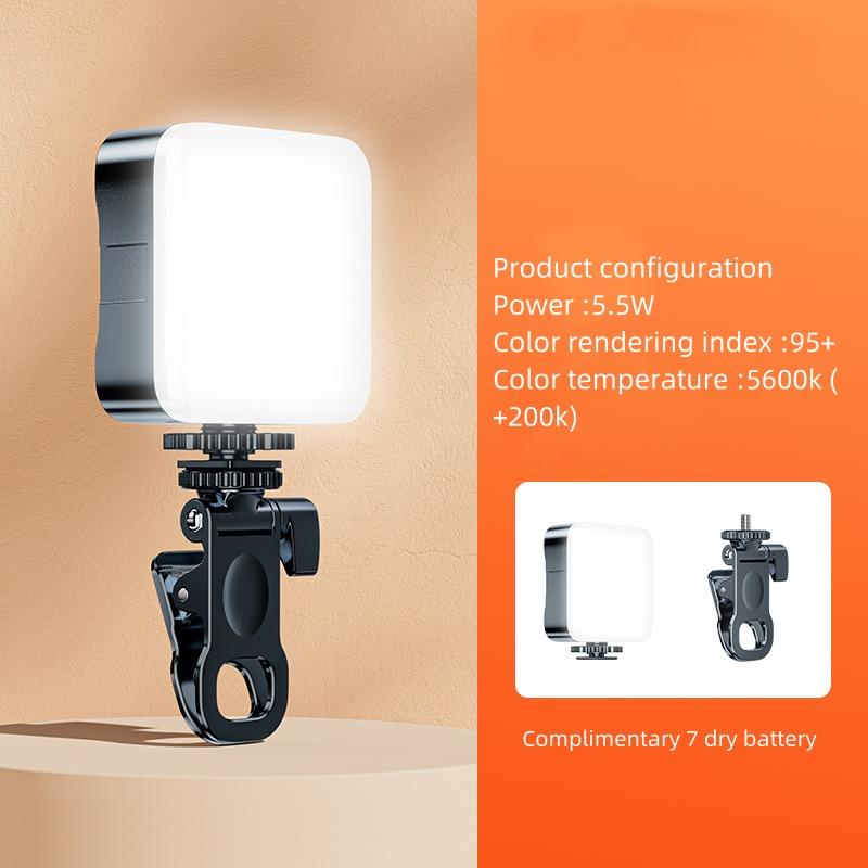 

Мини Портативный Заполняющий Свет Светодиодный Видеосвет Фотографическое Освещение Селфи для Мобильного Телефона Прямая Трансляция Заполняющая Лампа Холодный и Теплый Свет Лампа для Влога