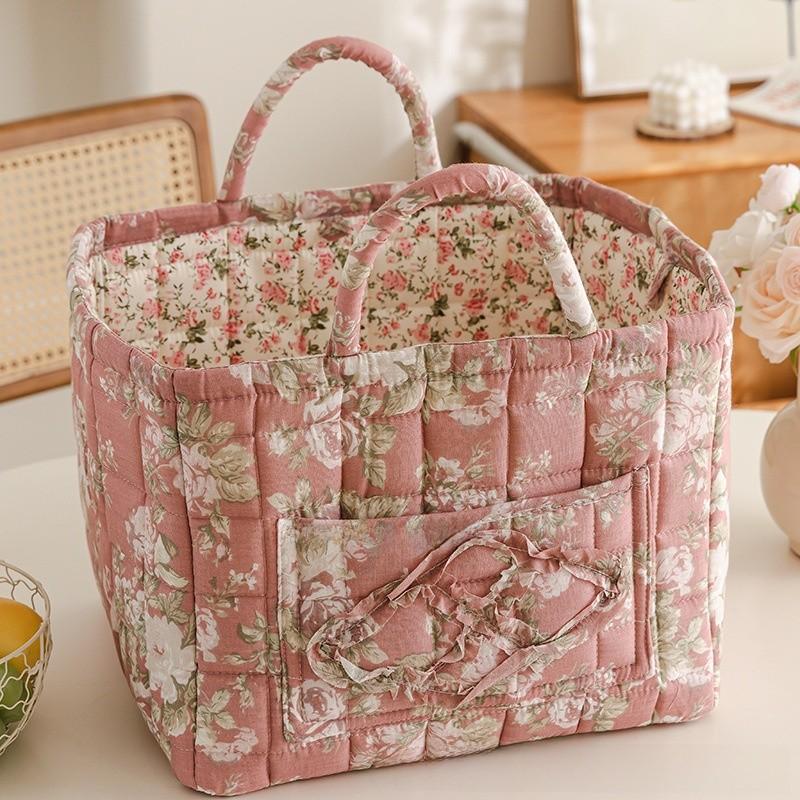 Portable Cotton Underwear Organizer Bag Multi Use Foldable Desktop Storage For Women Bedroom