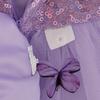 Purple Mesh Butterfly Princess Dress with Puffy Bubble Sleeves for Girls