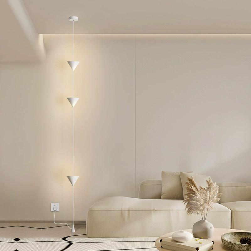 Creative Minimalist Hourglass Floor Lamp: Living Room, Bedroom Bedside, Wall Decoration, Ambient Light, Small Pendant Light