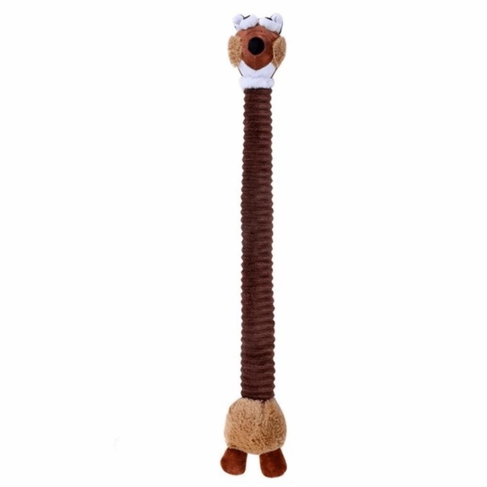 Cartoon Shape Squeaky Dog Toy Bite Resistant Interactive Dog Toy Plush Dog Toy Molar Toy