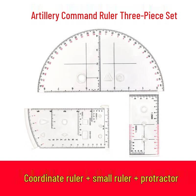 Artillery Command & Field Operations Ruler 3-Piece Set