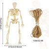 6/12PCS Mini Skeleton Figurines Small Skeletons Halloween Decorations for Craft Haunted House Accessories Party Favors 6 Inch