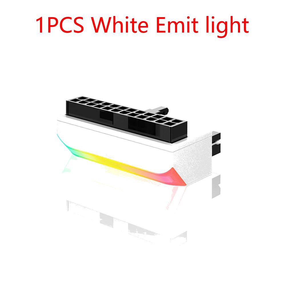 ATX 24 Pin to 90 Degree Power Plug Adapter Mainboard Motherboard Power Supply Cable Connectors Modular for Power Supply Cables