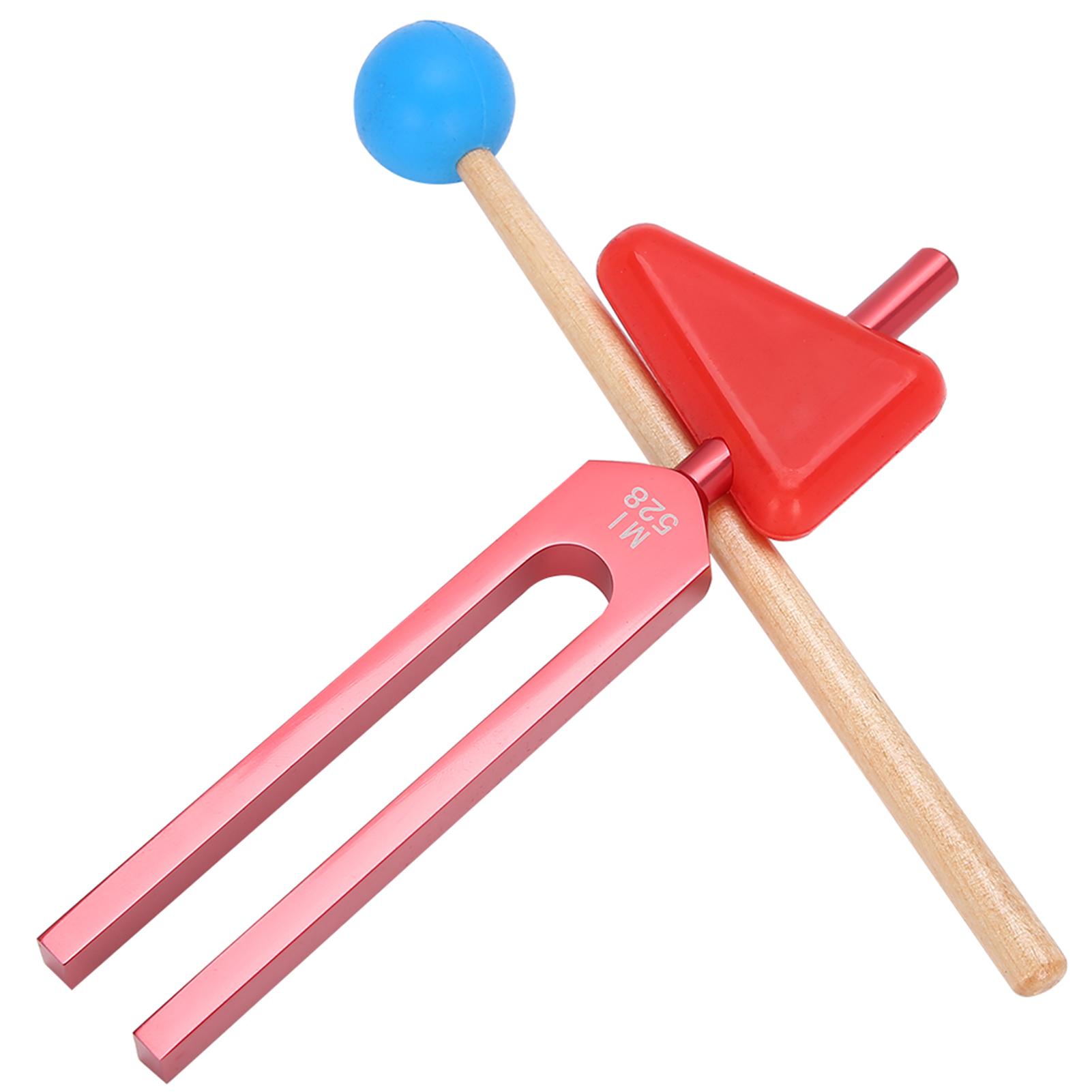 

MI528 Aluminum Alloy Tuning Fork 528HZ Sound Healing Therapy Tuning Fork with Hammer