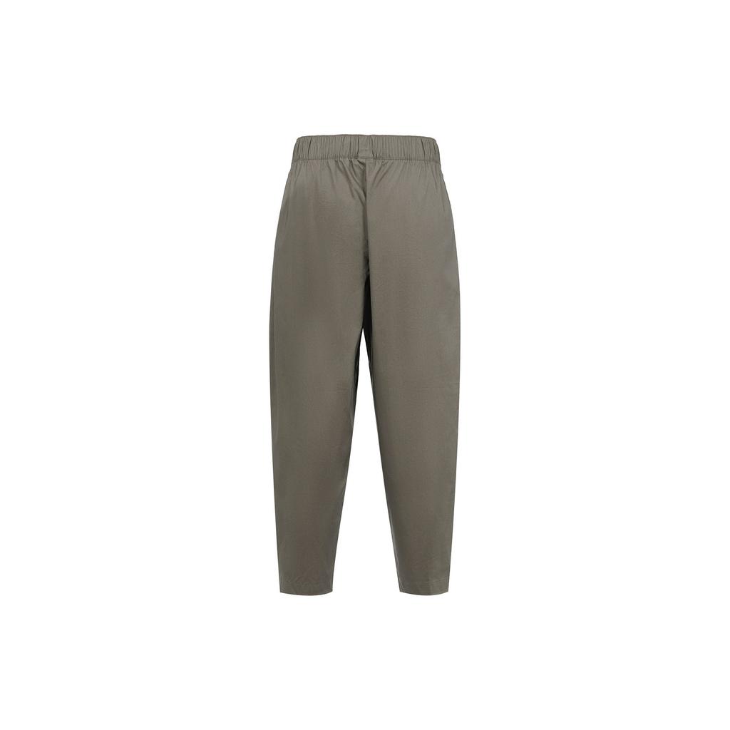 Nike Logo Embroidered High-Waisted Loose Fit Sweatpants Women Bottoms Gray DD5976-004