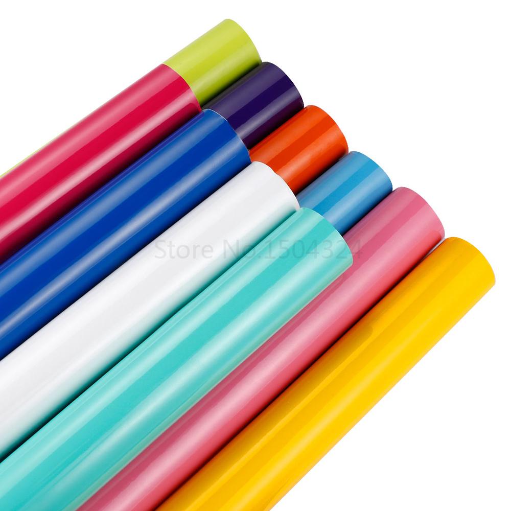 30/50x100cm Car Bright Glossy Vinyl Film Auto Car Stickers Decal Waterproof Shiny Gloss Auto Car Motorcycle Truck Wrapping Foil