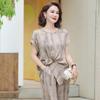 Elegant Women's Summer T-Shirt Two-Piece Set