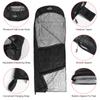 95percent  White Goose Down Lightweight Sleeping Bag 210x80cm with Storage Bag for Backpacking Camping