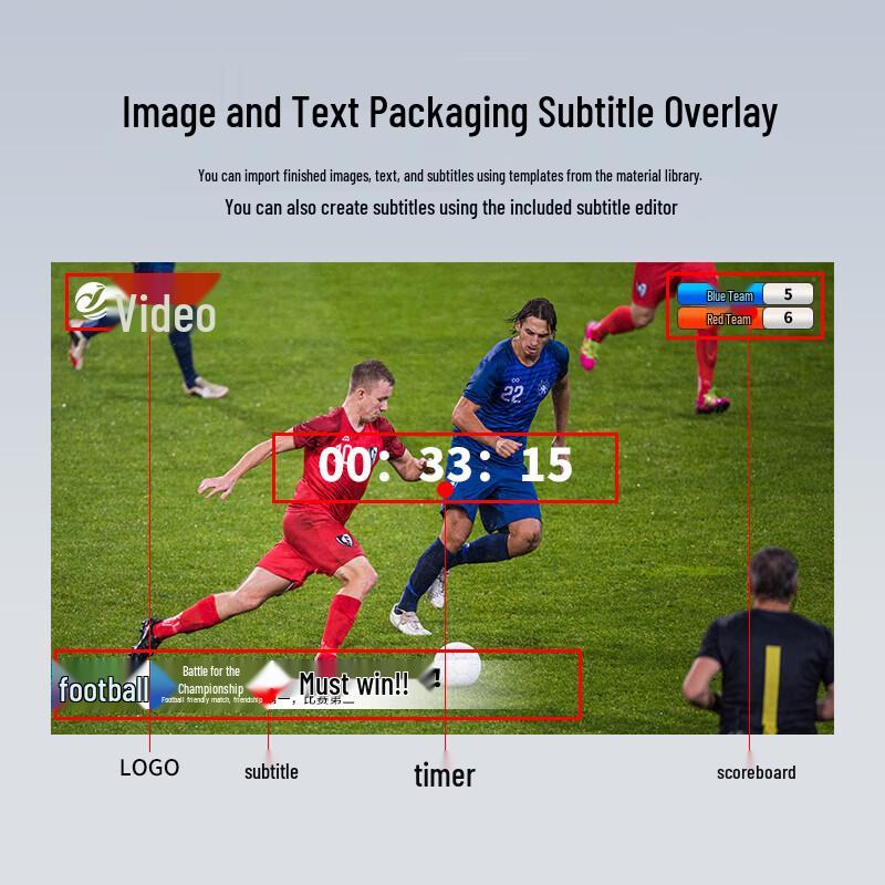 JiaShiYing 9900PRO 4K 8-Channel Live Streaming Switcher