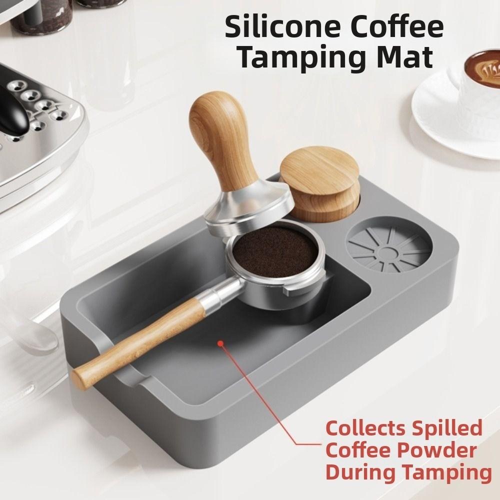 Universal Espresso Tamper Station Multi-functional Powder Hammer Holder Espresso Tools