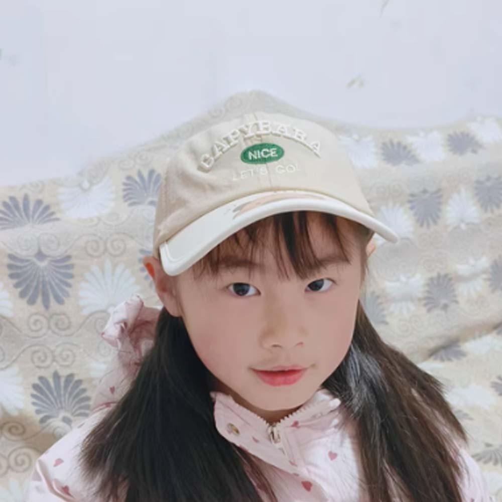 

Breathable Capybara Baseball Hat Thin Cartoon Sunshade Hat Children Peaked Cap For Kids Aged 4-12 зелений
