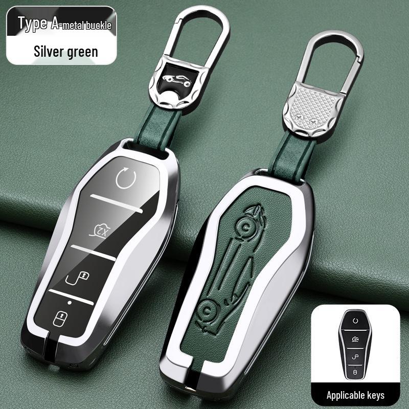 BYD Han, Tang DM, Qin PLUS, Song Pro/Max, Yuan Car Metal Key Case (2021 Model)