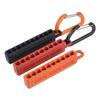 with Carabiner Screwdriver Bit Storage Organizer Portable Shank Holder Screwdriver Bit Holder Plastic Screwdriver Bit Rack