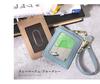 Lizdays Pass Case with Holds 2 IC Includes Extendable Reel Suitable for Men and Women Reel, Cards, Strap, (Green)