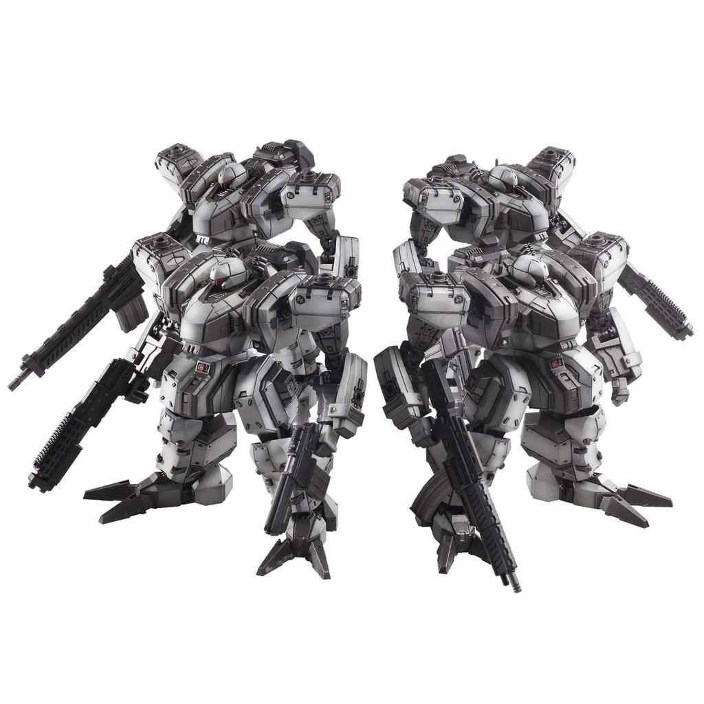 Square Enix Front Mission Structure Arts Scale Plastikmodellbausatz Serie Zenith DV Weiß 4er Set 1/72 Vol.4