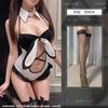 Erotic lingerie sexy open crotch jumpsuit bunny girl uniform temptation hot suit