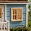 16 Felder Puppenhaus Fenster Modell Holz Quadratische Fenster Modell Miniatur Haus Dekor Für DIY Spielzeug