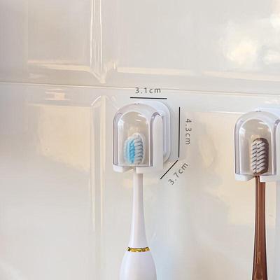 LIEIins Suction Cup Wall-Mounted Toothbrush Holder