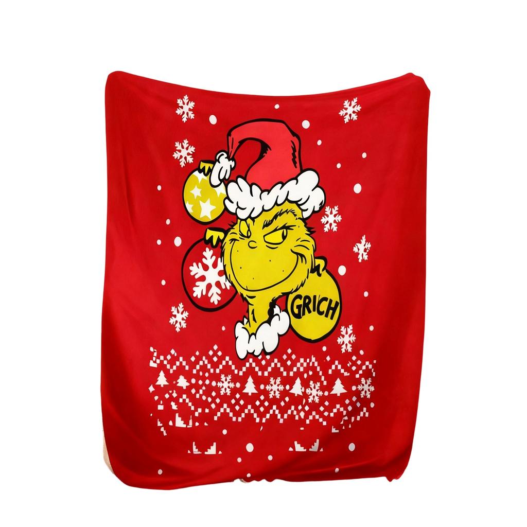 Flannel Blanket Christmas Blanket Personalized Blanket Digital Print Blanket