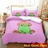 Top Cartoon Cottagecore Frog Mushroom 3D Bedding Set Duvet Cover Quilt Cover Pillowcase Comforter king Queen Size Boys Adult